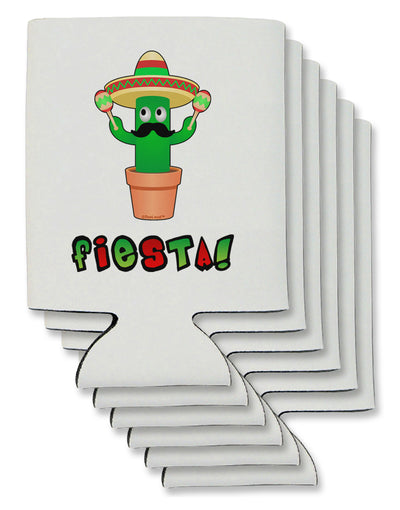 Fiesta Cactus Text Can / Bottle Insulator Coolers by TooLoud-Can Coolie-TooLoud-6-Davson Sales