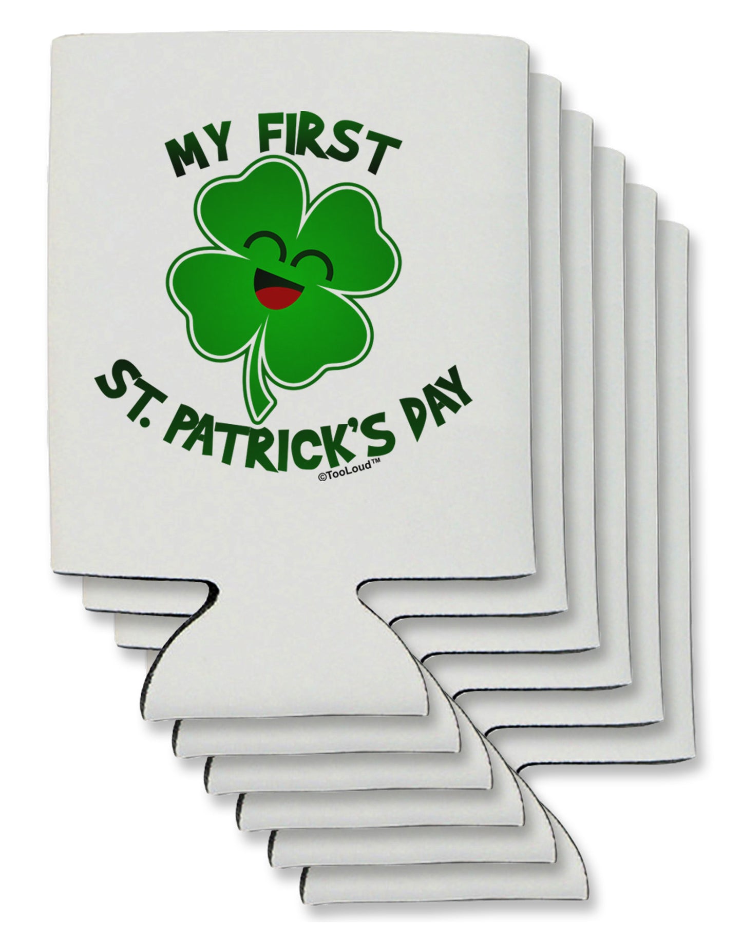 My First St. Patrick's Day Can / Bottle Insulator Coolers-Can Coolie-TooLoud-6-Davson Sales
