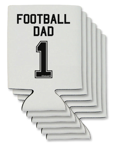 Football Dad Jersey Can / Bottle Insulator Coolers by TooLoud-Can Coolie-TooLoud-6-Davson Sales