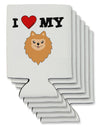 I Heart My - Cute Pomeranian Dog Can / Bottle Insulator Coolers by TooLoud-Can Coolie-TooLoud-6-Davson Sales