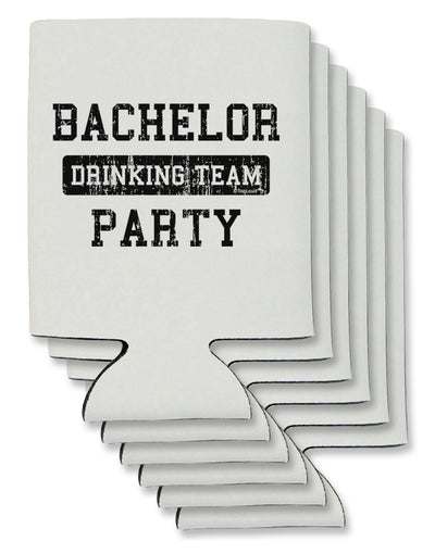 Bachelor Party Drinking Team - Distressed Can / Bottle Insulator Coolers-Can Coolie-TooLoud-6-Davson Sales