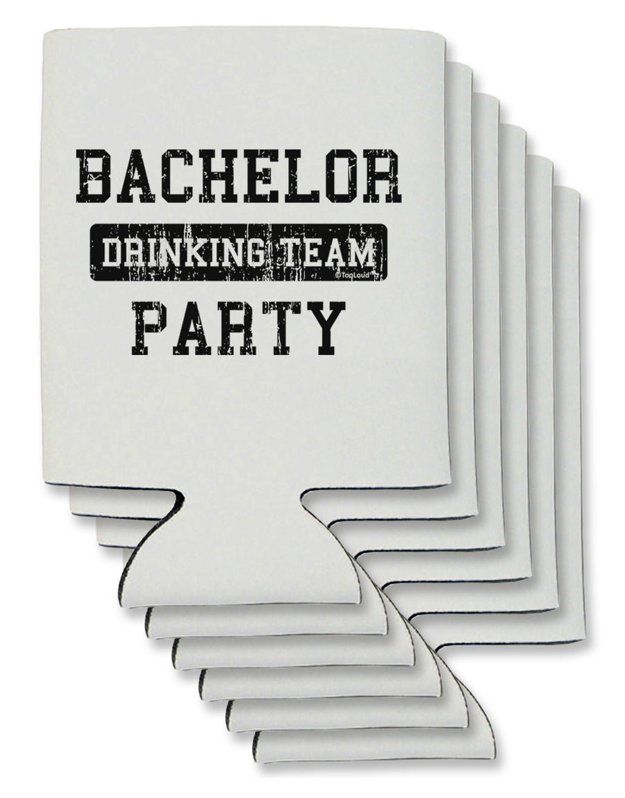 Bachelor Party Drinking Team - Distressed Can / Bottle Insulator Coolers-Can Coolie-TooLoud-1-Davson Sales