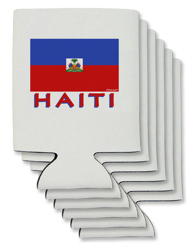 Haiti Flag Can / Bottle Insulator Coolers by TooLoud-Can Coolie-TooLoud-6-Davson Sales