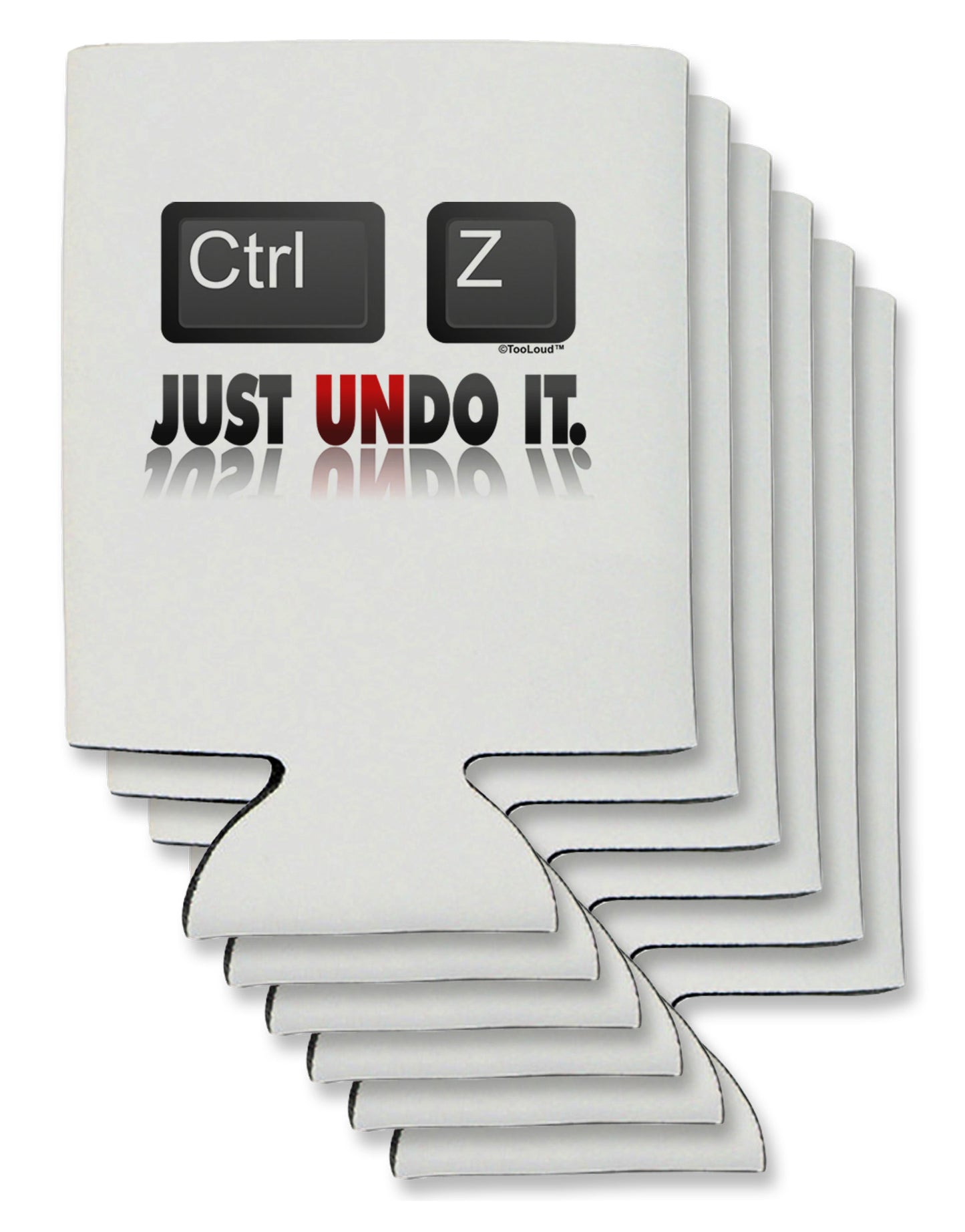 Ctrl Z Just Undo It Can / Bottle Insulator Coolers-Can Coolie-TooLoud-6-Davson Sales