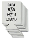 The Man The Myth The Legend - Papa Can / Bottle Insulator Coolers by TooLoud-Can Coolie-TooLoud-6-Davson Sales