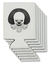 Scary Clown Grayscale Can / Bottle Insulator Coolers-Can Coolie-TooLoud-6 Pieces-Davson Sales