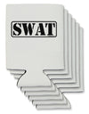 SWAT Team Logo - Text #2 Can / Bottle Insulator Coolers by TooLoud-Can Coolie-TooLoud-6-Davson Sales