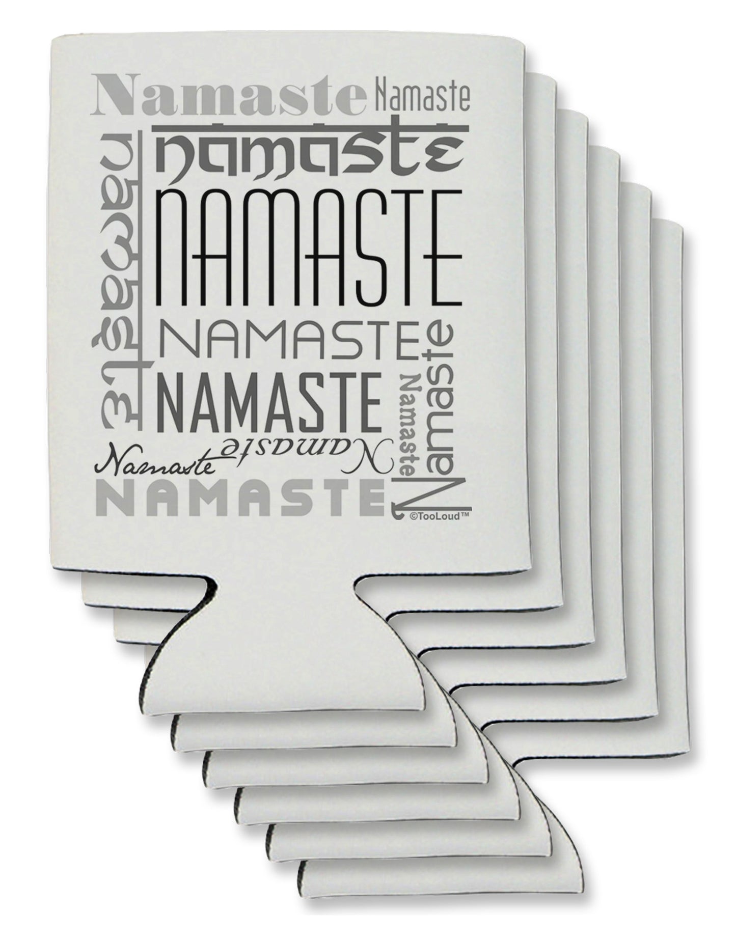 Namaste Rectangle Can / Bottle Insulator Coolers-Can Coolie-TooLoud-6-Davson Sales