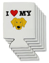 I Heart My - Cute Yellow Labrador Retriever Dog Can / Bottle Insulator Coolers by TooLoud-Can Coolie-TooLoud-6-Davson Sales