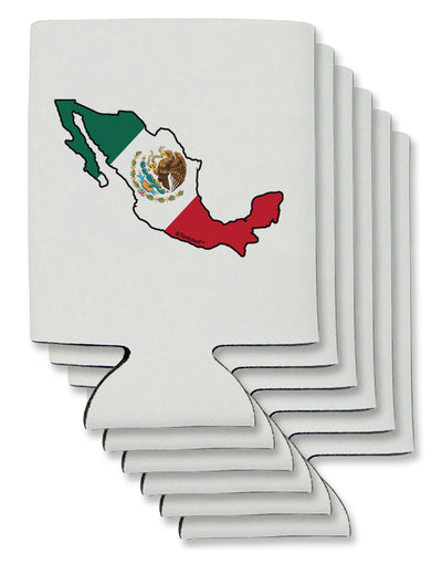 Mexico Outline - Mexican Flag Can / Bottle Insulator Coolers by TooLoud-Can Coolie-TooLoud-6-Davson Sales