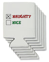 Naughty or Nice Christmas - Naughty Can / Bottle Insulator Coolers-Can Coolie-TooLoud-6 Pieces-Davson Sales