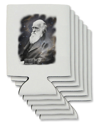 Charles Darwin In Space Can / Bottle Insulator Coolers by TooLoud-Can Coolie-TooLoud-6-Davson Sales