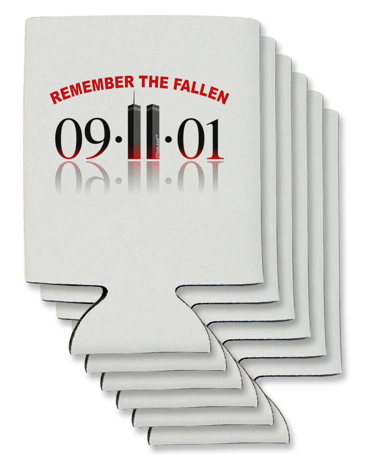 Remember The Fallen 91101 Can / Bottle Insulator Coolers-Can Coolie-TooLoud-6-Davson Sales