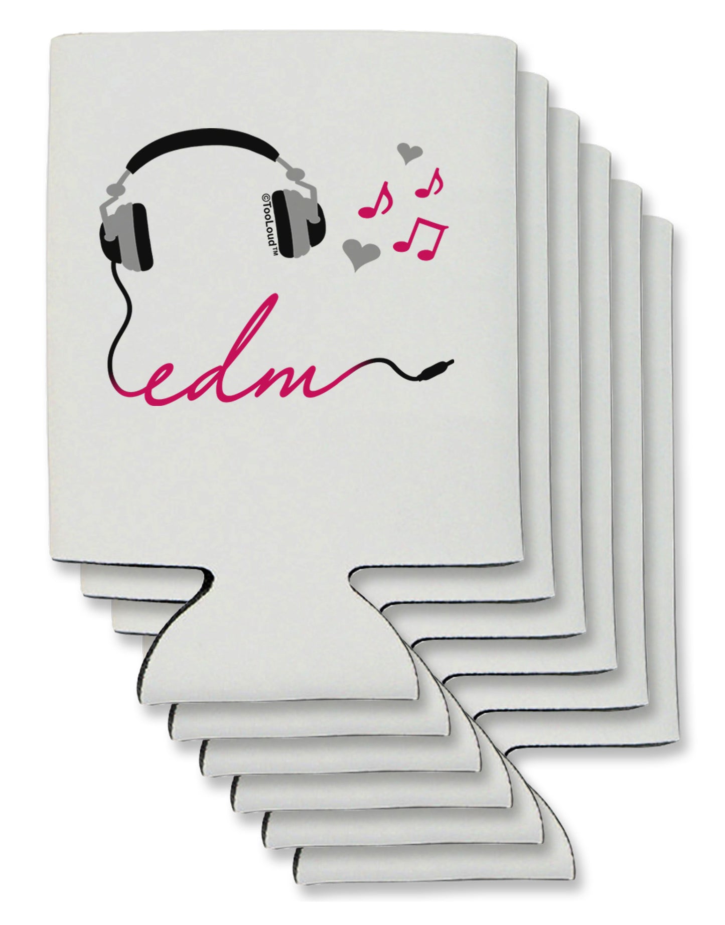 EDM Cord Pink Can / Bottle Insulator Coolers-Can Coolie-TooLoud-6-Davson Sales