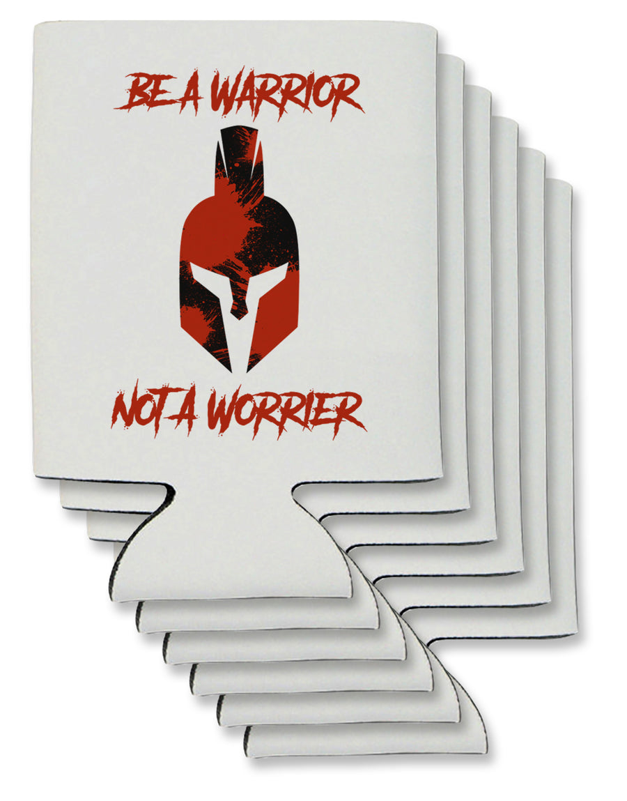 Be a Warrior Not a Worrier Can / Bottle Insulator Coolers by TooLoud-TooLoud-1-Davson Sales