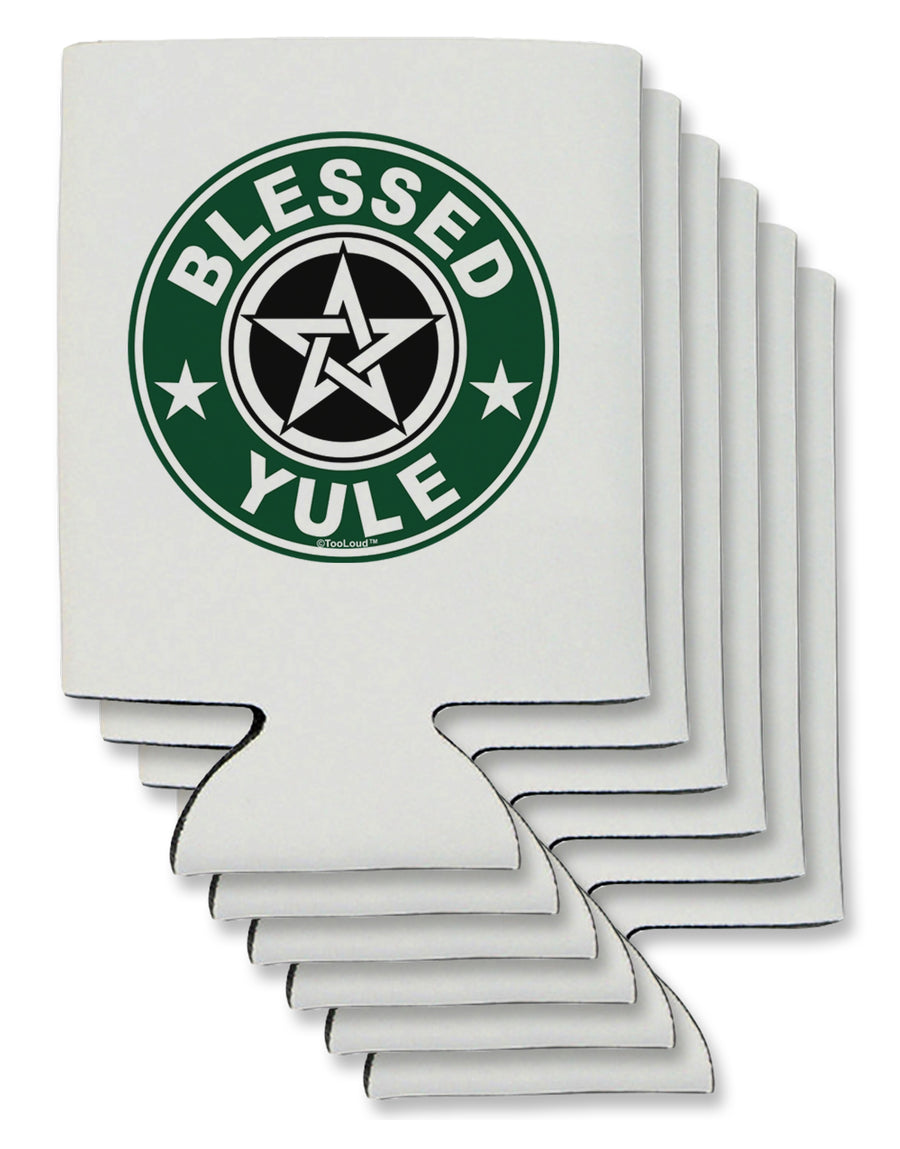 Blessed Yule Emblem Can / Bottle Insulator Coolers by TooLoud-TooLoud-1-Davson Sales