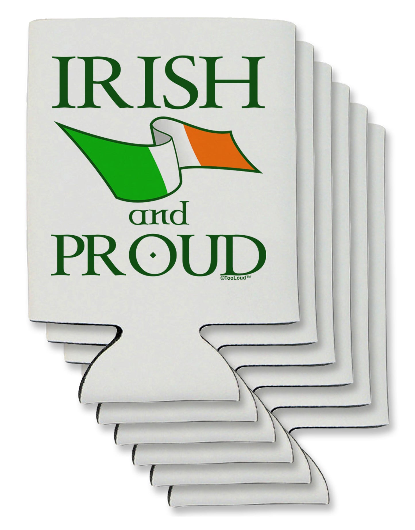 Irish and Proud Can / Bottle Insulator Coolers-Can Coolie-TooLoud-6-Davson Sales
