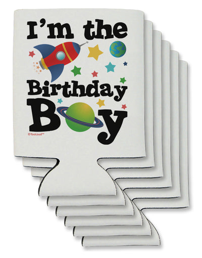 I'm the Birthday Boy - Outer Space Design Can / Bottle Insulator Coolers by TooLoud-Can Coolie-TooLoud-6-Davson Sales