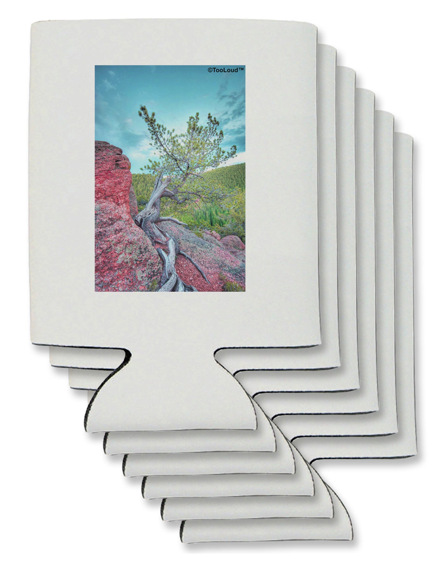 CO Cliffside Tree Can / Bottle Insulator Coolers-Can Coolie-TooLoud-6-Davson Sales