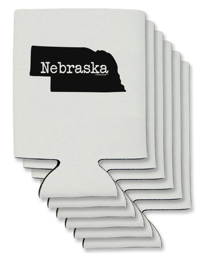 Nebraska - United States Shape Can / Bottle Insulator Coolers by TooLoud-Can Coolie-TooLoud-6-Davson Sales