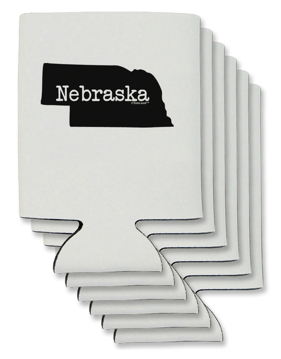 Nebraska - United States Shape Can / Bottle Insulator Coolers by TooLoud-Can Coolie-TooLoud-1-Davson Sales