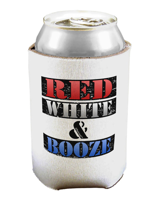 Red White & Booze Can / Bottle Insulator Coolers-Can Coolie-TooLoud-1-Davson Sales