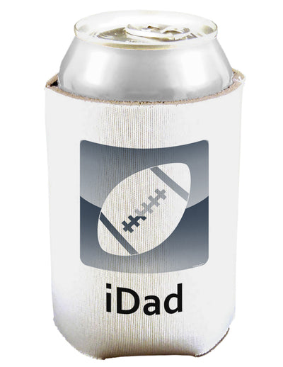 iDad Football Can and Bottle Insulator Can Coolie-Bottle Insulator-TooLoud-White-Davson Sales