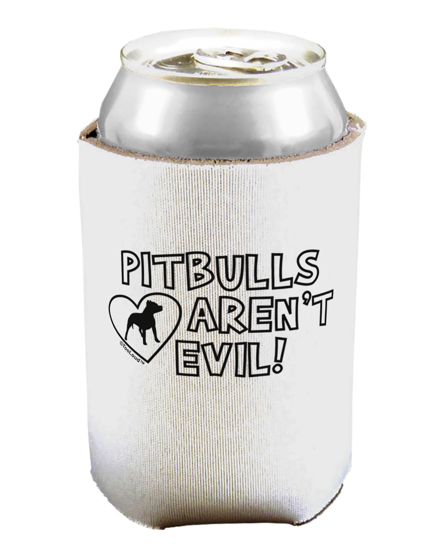 Pitbulls Aren't Evil Can / Bottle Insulator Coolers-Can Coolie-TooLoud-1-Davson Sales