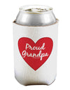 Proud Grandpa Heart Can / Bottle Insulator Coolers by TooLoud-Can Coolie-TooLoud-1-Davson Sales