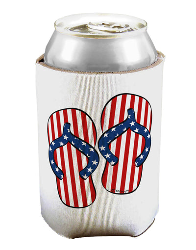 Stars and Stripes Flip Flops Can / Bottle Insulator Coolers-Can Coolie-TooLoud-1-Davson Sales