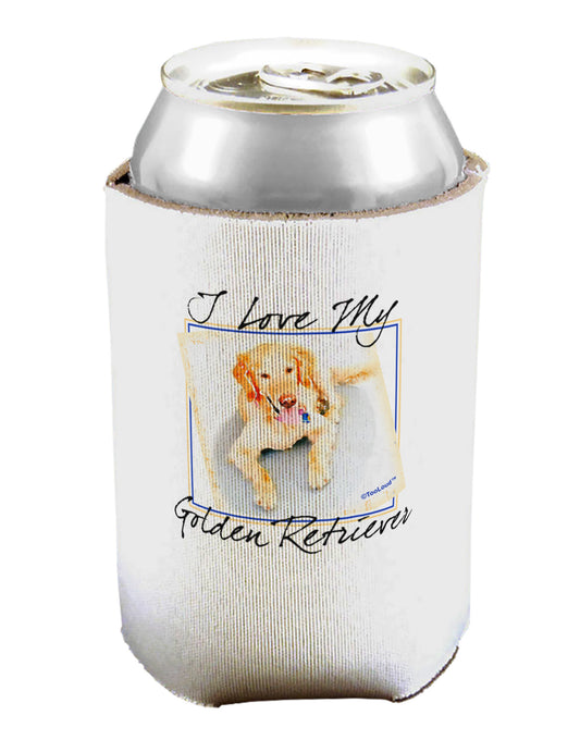 I Love My Golden Retriever Can / Bottle Insulator Coolers-Can Coolie-TooLoud-1-Davson Sales