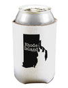 Rhode Island - United States Shape Can / Bottle Insulator Coolers by TooLoud-Can Coolie-TooLoud-1-Davson Sales