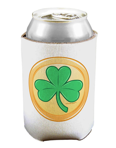 Shamrock Button Vector Design Can / Bottle Insulator Coolers by TooLoud-Can Coolie-TooLoud-1-Davson Sales