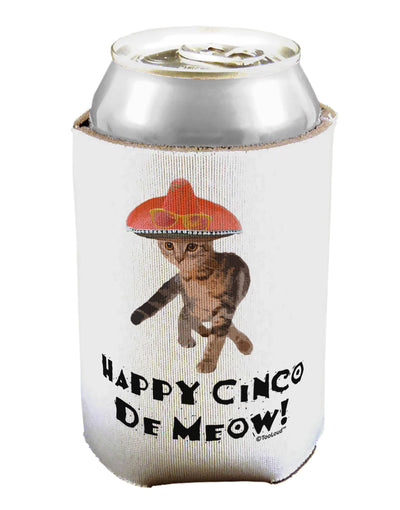 Cat with Pink Sombrero - Happy Cinco de Meow Can / Bottle Insulator Coolers by TooLoud-Can Coolie-TooLoud-1-Davson Sales