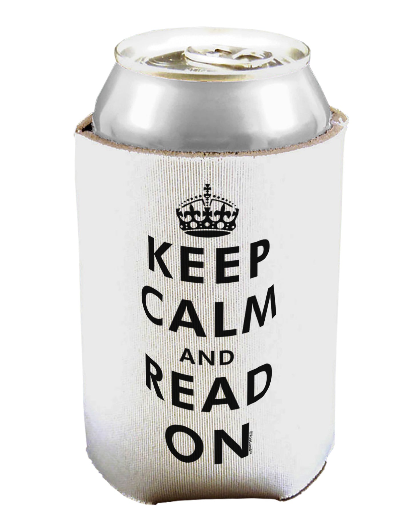 Keep Calm and Read On Can / Bottle Insulator Coolers-Can Coolie-TooLoud-1-Davson Sales