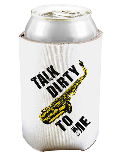 Talk Dirty To Me Saxophone Can and Bottle Insulator Cooler-Bottle Insulator-TooLoud-White-Davson Sales