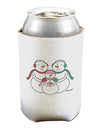 Cute Snowman Family with Girl Can / Bottle Insulator Coolers by TooLoud-Can Coolie-TooLoud-1-Davson Sales