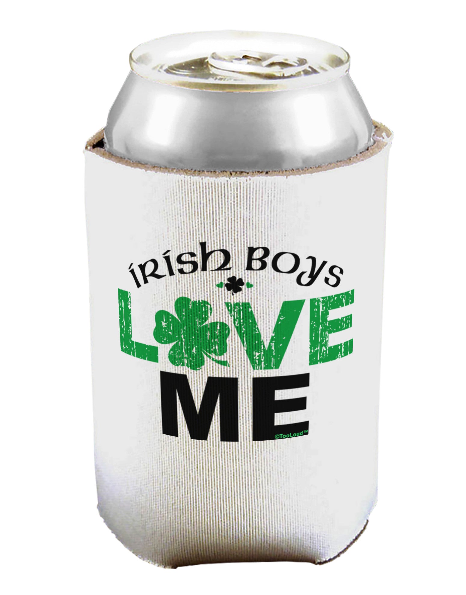 Irish Boys Love Me Can / Bottle Insulator Coolers-Can Coolie-TooLoud-1-Davson Sales