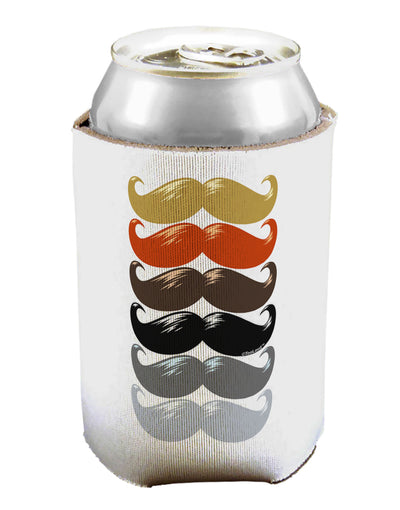 Natural Mustache Rainbow Can / Bottle Insulator Coolers-Can Coolie-TooLoud-1 Piece-Davson Sales