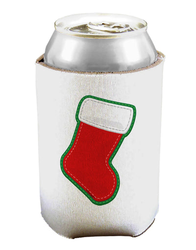 Cute Faux Applique Christmas Stocking Can / Bottle Insulator Coolers-Can Coolie-TooLoud-1 Piece-Davson Sales