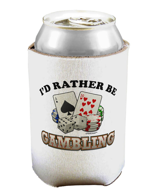 I'd Rather Be Gambling Can / Bottle Insulator Coolers-Can Coolie-TooLoud-1-Davson Sales