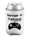 Gamer In Training BnW Can / Bottle Insulator Coolers by TooLoud-Can Coolie-TooLoud-1-Davson Sales