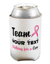 Personalized Team -Name- Breast Cancer Walk - Walking for a Cure Can / Bottle Insulator Coolers-Can Coolie-TooLoud-1-Davson Sales