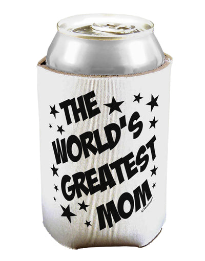 The World's Greatest Mom - Superhero Style Can / Bottle Insulator Coolers by TooLoud-Can Coolie-TooLoud-1-Davson Sales