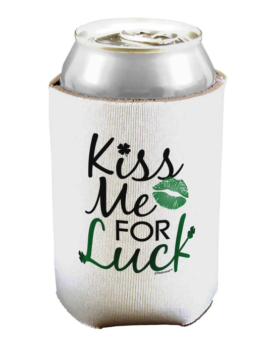 Kiss Me For Luck Can / Bottle Insulator Coolers-Can Coolie-TooLoud-1-Davson Sales