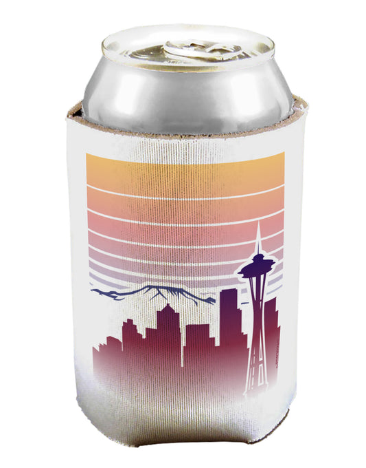Seattle Skyline Sunrise Can / Bottle Insulator Coolers-Can Coolie-TooLoud-1-Davson Sales