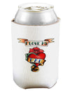 Tattoo Heart I Love My Dad Can and Bottle Insulator Cooler-Bottle Insulator-TooLoud-White-Davson Sales