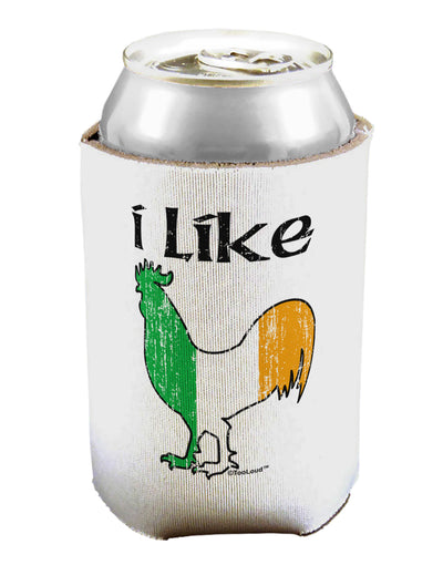 I Like Irish Rooster Silhouette Can / Bottle Insulator Coolers by TooLoud-Can Coolie-TooLoud-1-Davson Sales