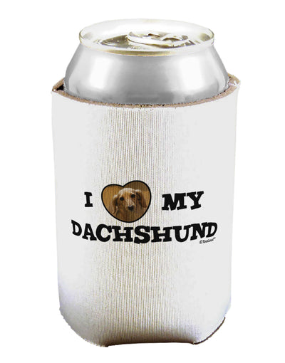 I Heart My Dachshund Can / Bottle Insulator Coolers by TooLoud-Can Coolie-TooLoud-1-Davson Sales