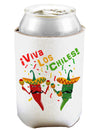 Viva Los Chiles Can and Bottle Insulator Koozie-Koozie-TooLoud-White-Davson Sales